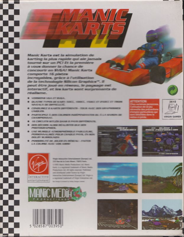 Manic Karts — box-2D-back (EU)