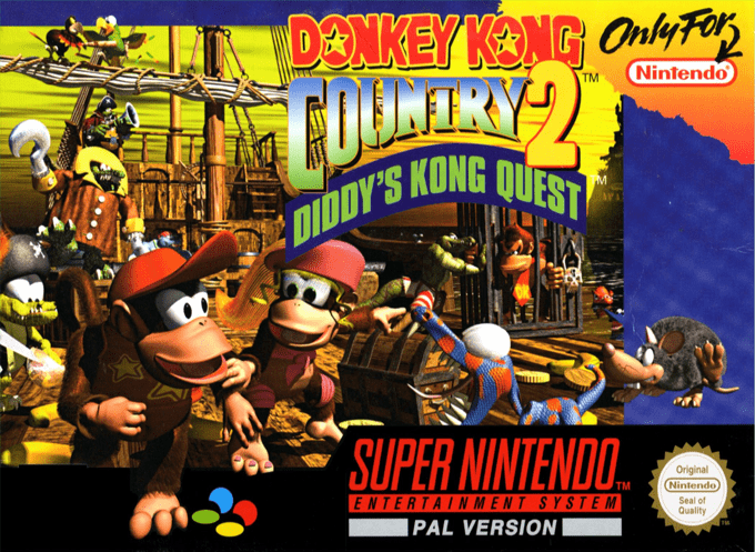 Donkey Kong Country 2 - Diddy's Kong Quest — box-2D (OCE)