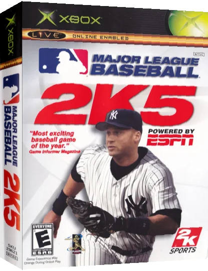 Major League Baseball 2K5 — box-3D (US)