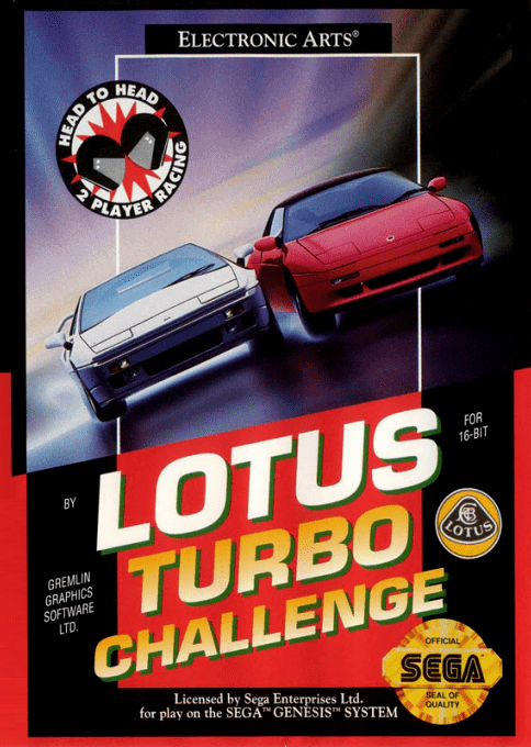 Lotus Turbo Challenge box art
