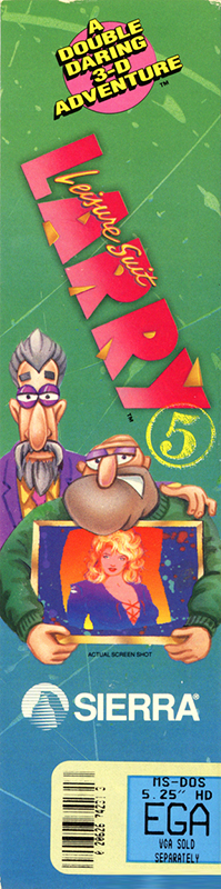 Leisure Suit Larry 5 - Passionate Patti Does A Little Undercover Work — box-2D-side (US)