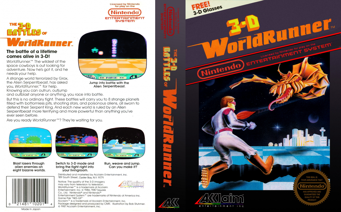 3-D WorldRunner — box-texture (US)