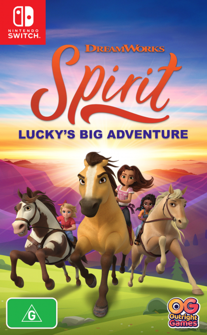 DreamWorks Spirit - Lucky's Big Adventure — box-2D (AU)