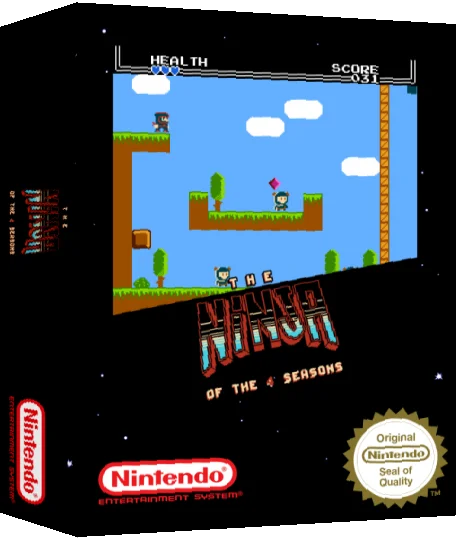 Ninja of the 4 Seasons, The — box-3D (SS)