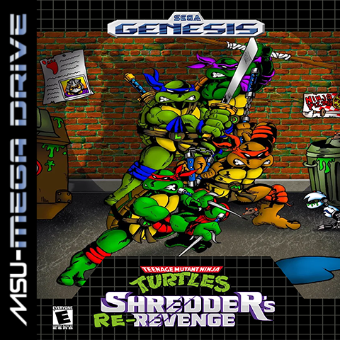 Teenage Mutant Ninja Turtles : Shredder's Re-Revenge box art