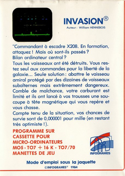 Invasion — box-2D-back (WOR)
