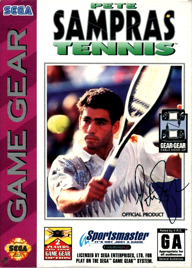 Pete Sampras Tennis box art