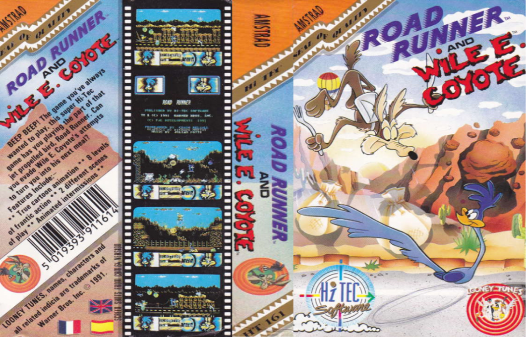 Road Runner And Wile E. Coyote — box-texture (EU)