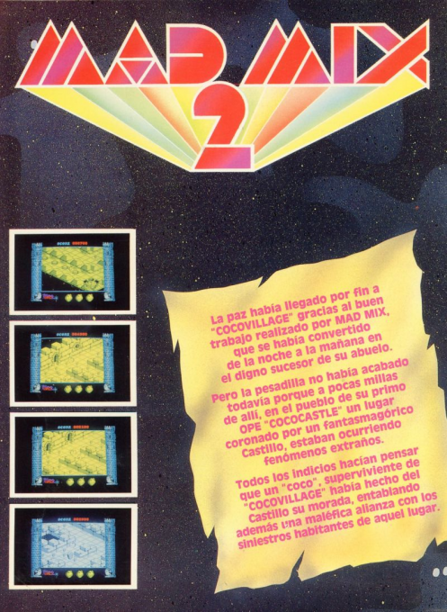 Mad Mix 2 - En El Castillo De Los Fantasmas — box-2D-back (SP)