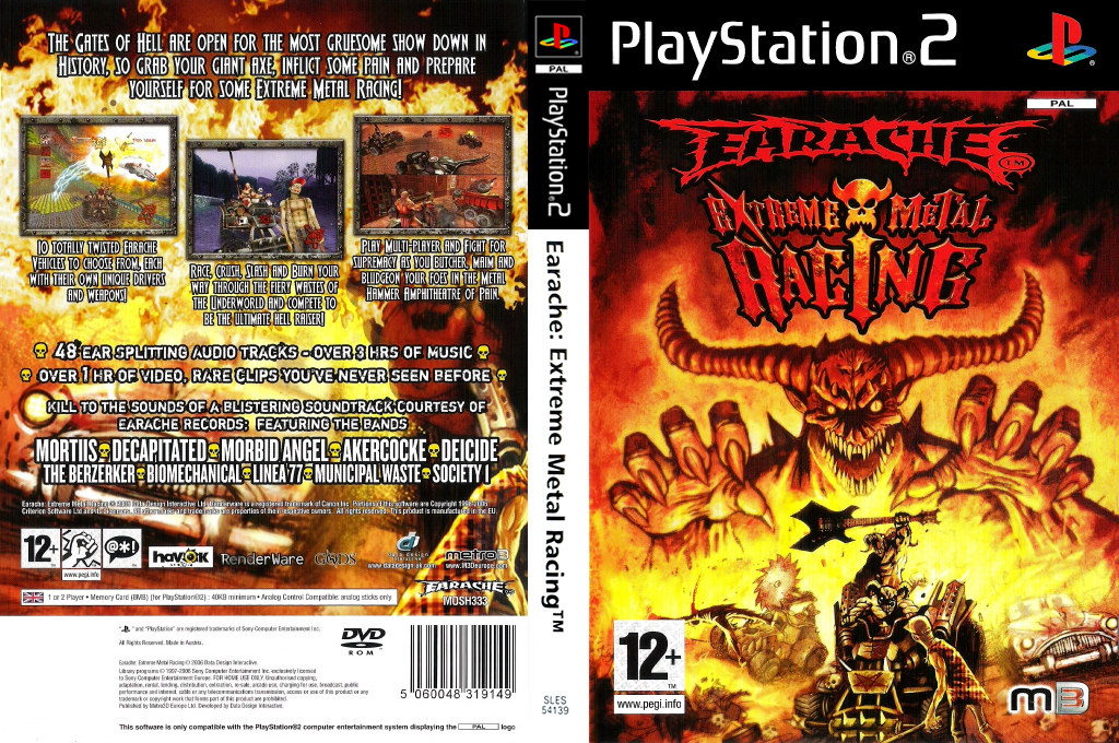 Earache - Extreme Metal Racing — box-texture (EU)