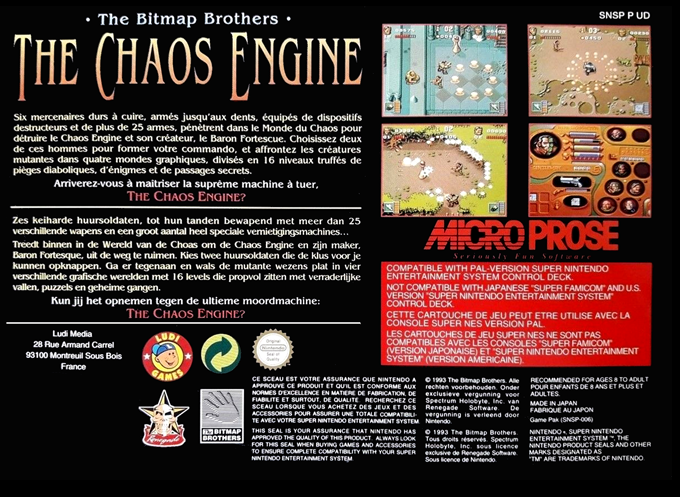 Chaos Engine The — box-2D-back (EU)
