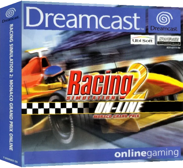 Racing Simulation 2 - Monaco Grand Prix On-Line — box-3D (EU)