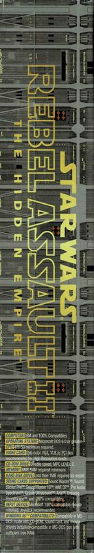 Star Wars: Rebel Assault II: The Hidden Empire — box-2D-side (FR)