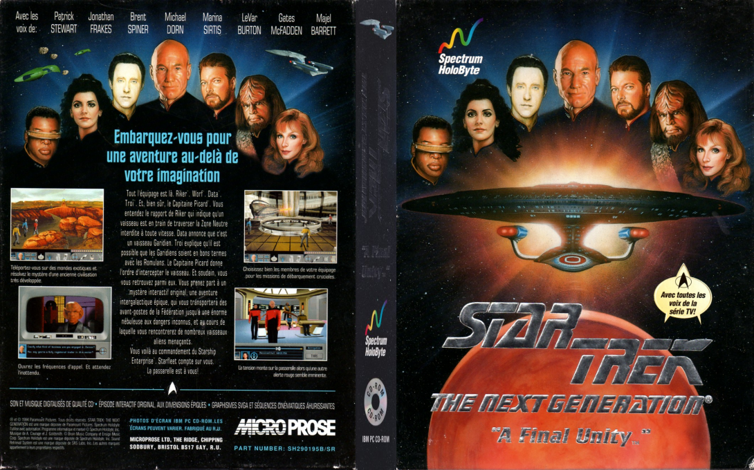 Star Trek The Next Generation - A Final Unity — box-texture (FR)