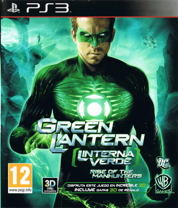 Green Lantern - Rise of the Manhunters — box-2D (SP)