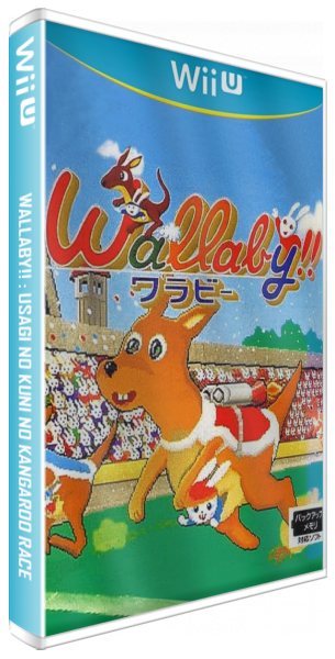Wallaby!! - Usagi no Kuni no Kangaroo Race — box-3D (JP)