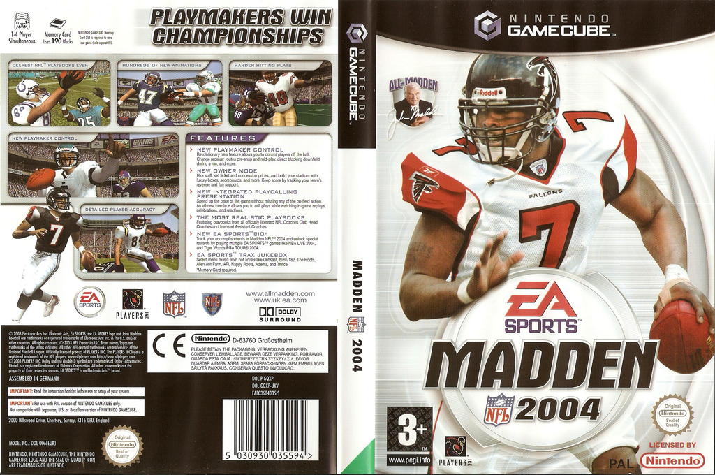 Madden NFL 2004 — box-texture (EU)