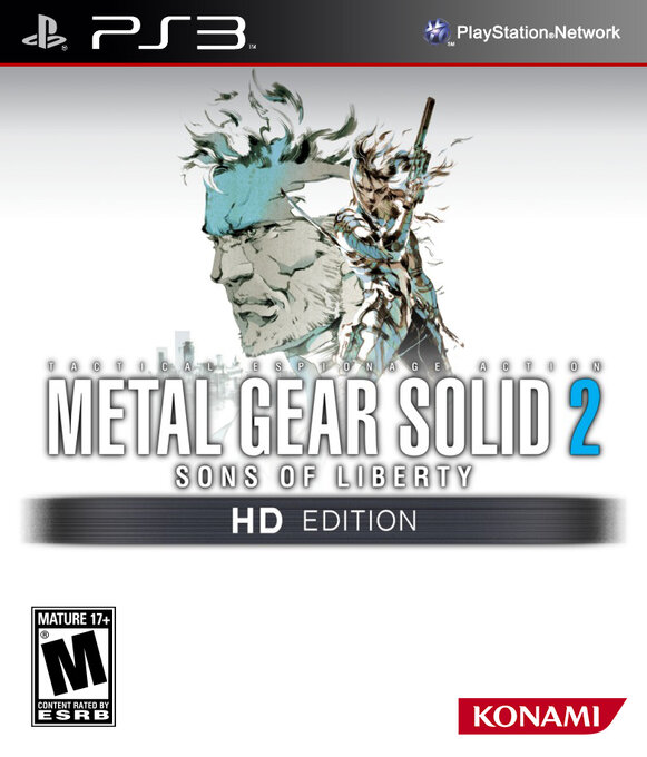 Metal Gear Solid 2 - Sons of Liberty - HD Edition box art