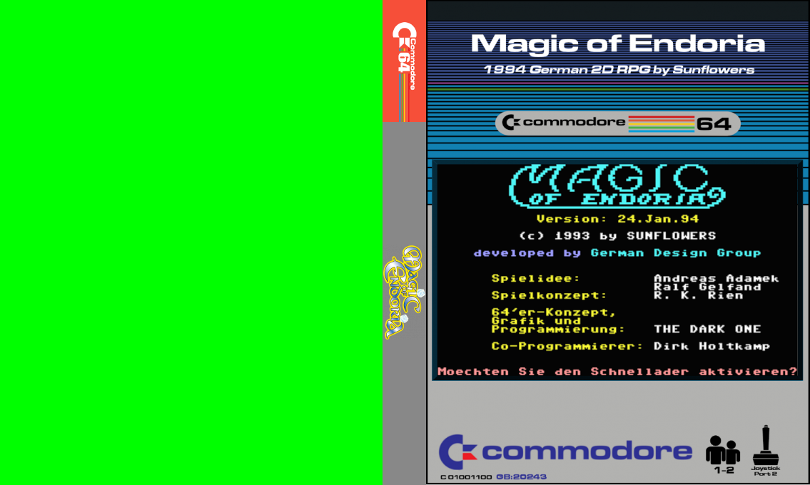 Magic Of Endoria — box-texture (CUS)