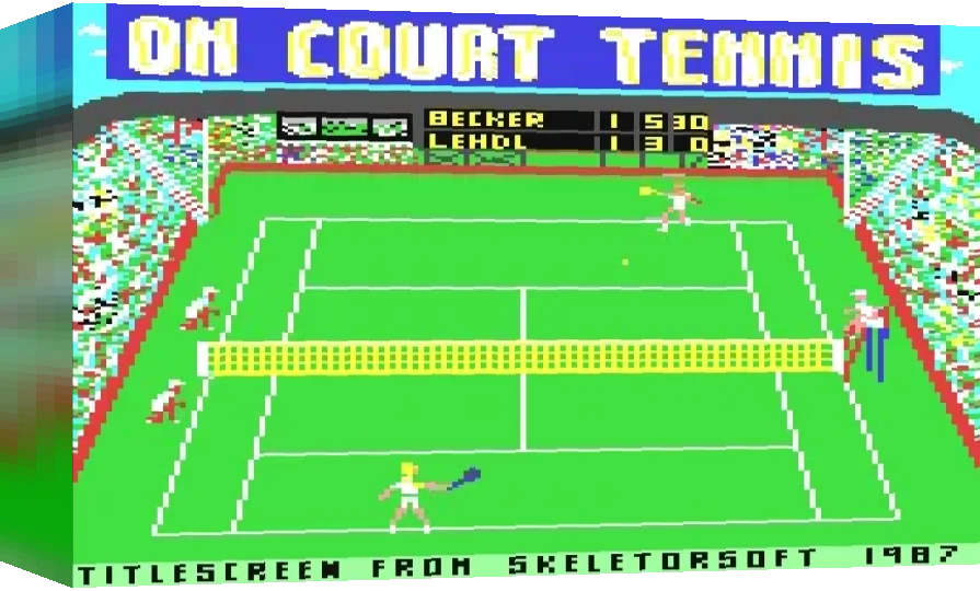 On Court Tennis II — box-3D (WOR)