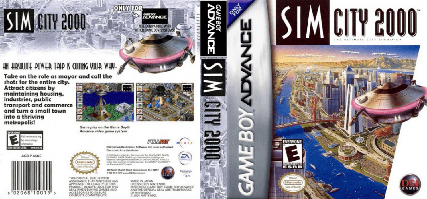Simcity 2000 — box-texture (US)