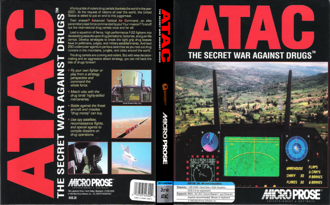 Atac - The Secret War Against Drugs — box-texture (US)