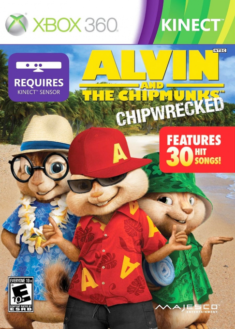 Alvin and the Chipmunks - Chipwrecked box art