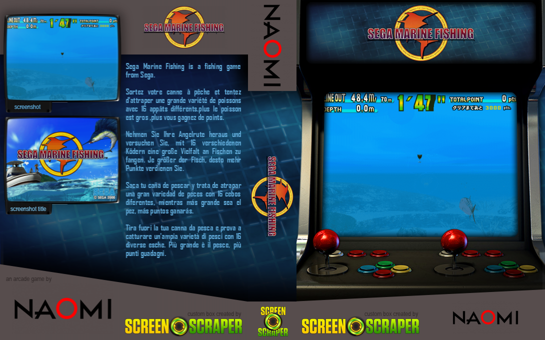 Sega Marine Fishing — box-texture (SS)