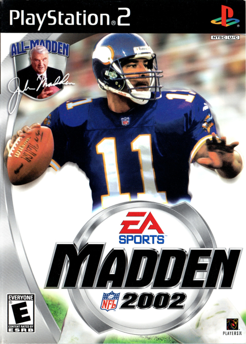 Madden NFL Super Bowl 2002 box art