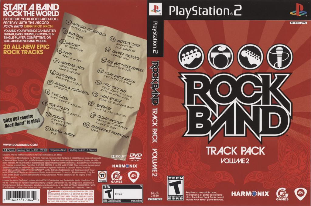 Rock Band Song Pack 2 — box-texture (US)