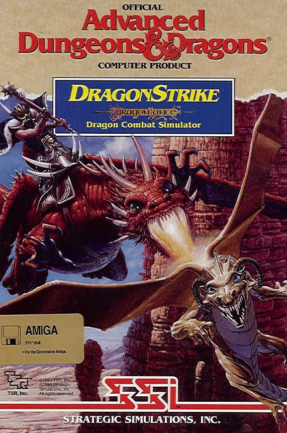 Advanced Dungeons & Dragons - DragonStrike - DragonLance Dragon Combat Simulator box art