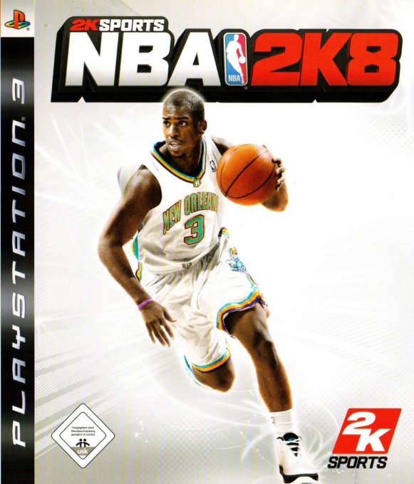 NBA 2K8 — box-2D (DE)