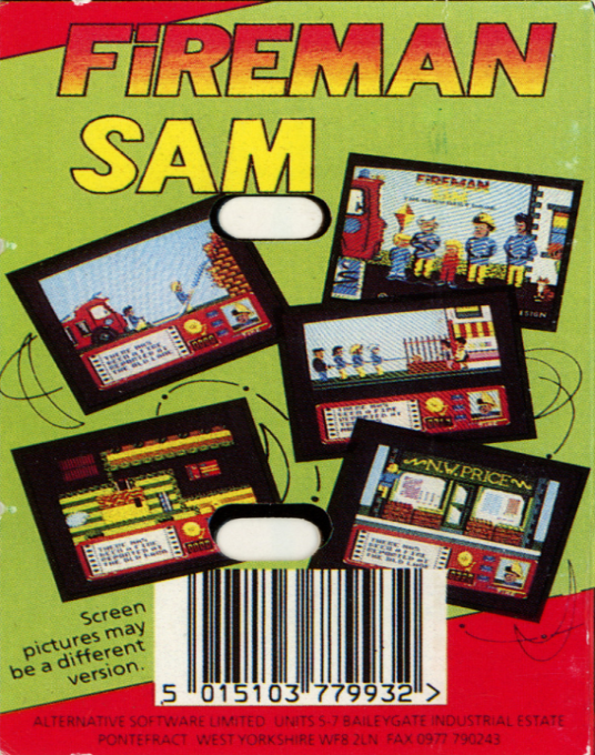 Fireman Sam — box-2D-back (EU)