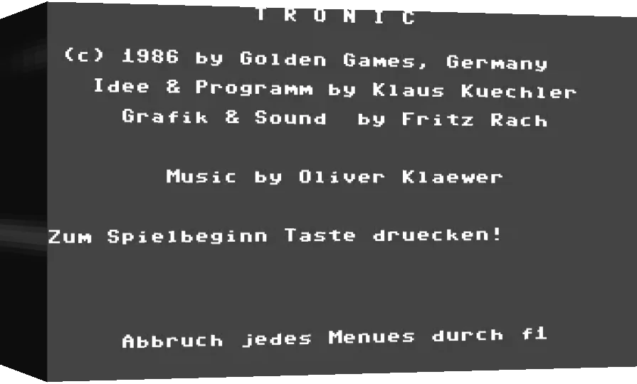 Tronic — box-3D (WOR)