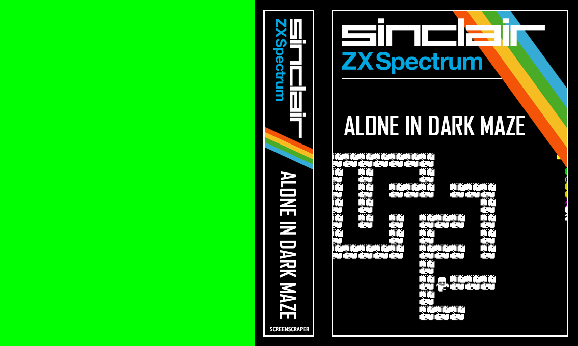 Alone In Dark Maze — box-texture (SS)