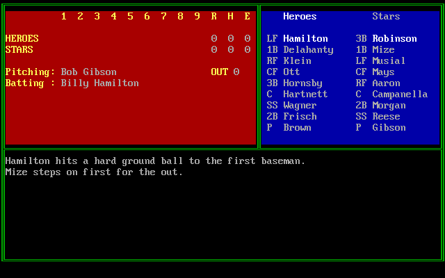Radio Baseball — ss (WOR)