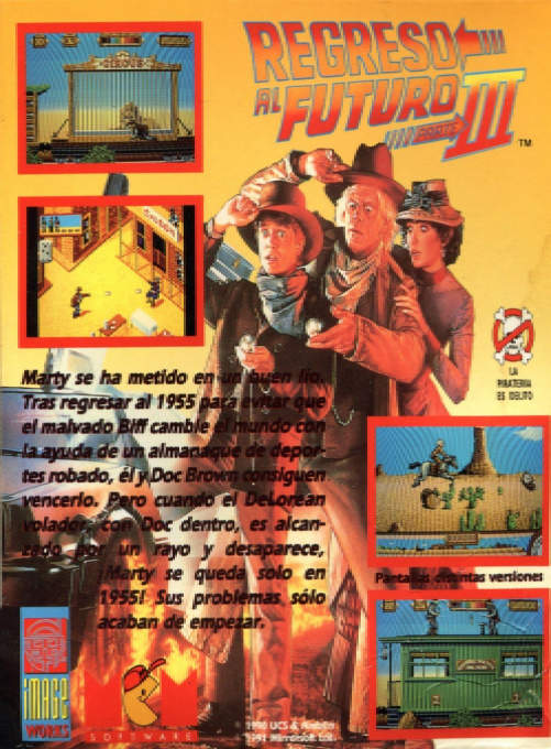 Back To The Future Part 3 — box-2D-back (SP)