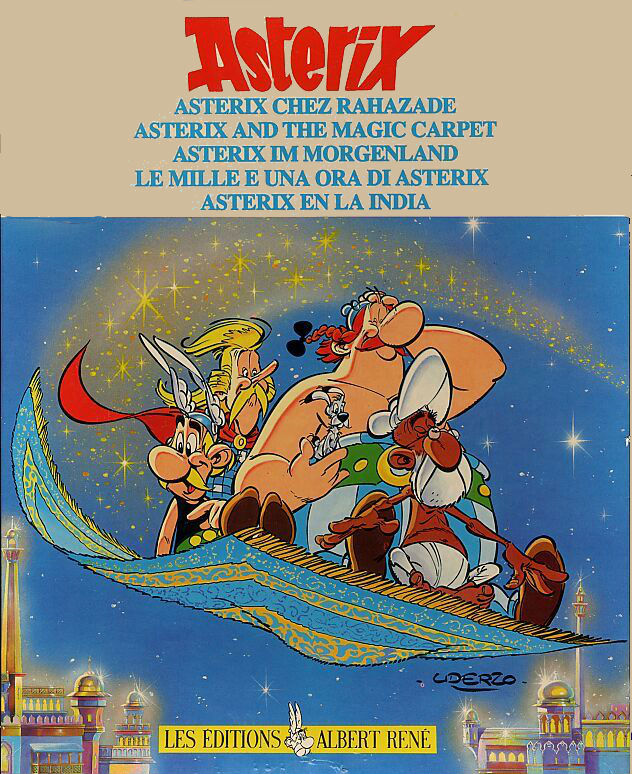 Asterix and the magic carpet box art
