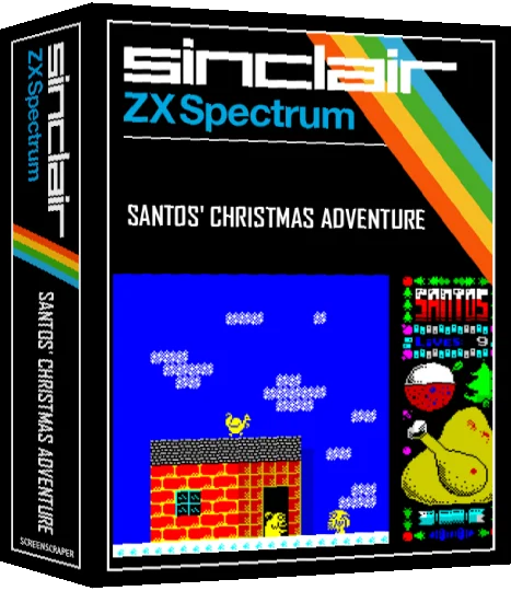 Santos' Christmas Adventure — box-3D (SS)