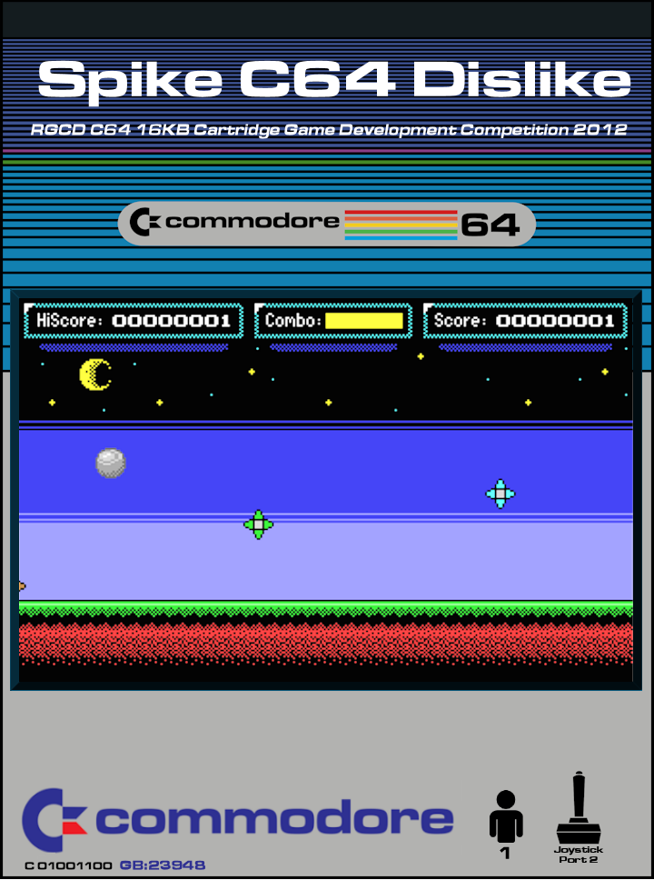 Spike C64 Dislike box art