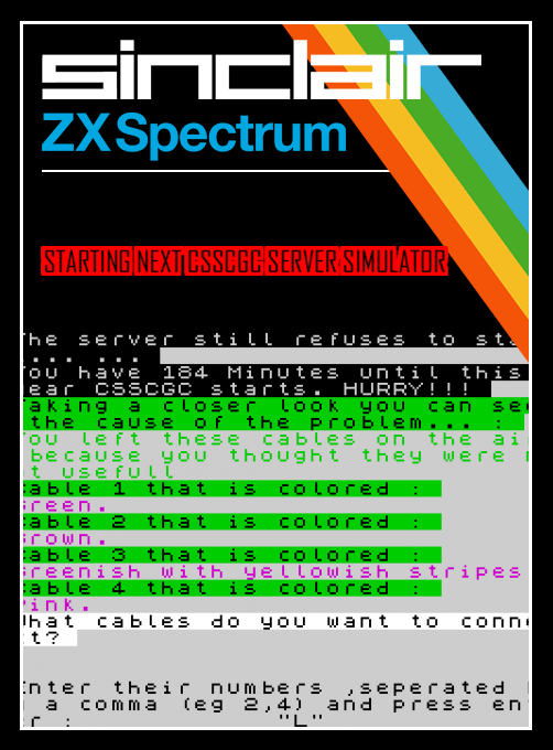 Starting Next CSSCGC Server Simulator box art