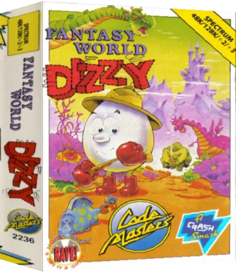 Dizzy 3 - Fantasy World Dizzy — box-3D (EU)