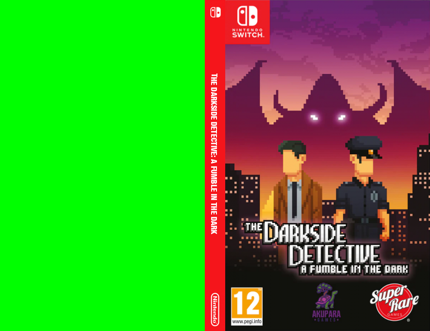 Darkside Detective - A Fumble in the Dark, The — box-texture (EU)