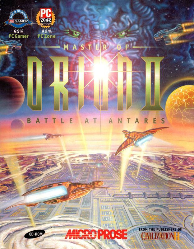 Master Of Orion 2 - Battle At Antares — box-2D (EU)
