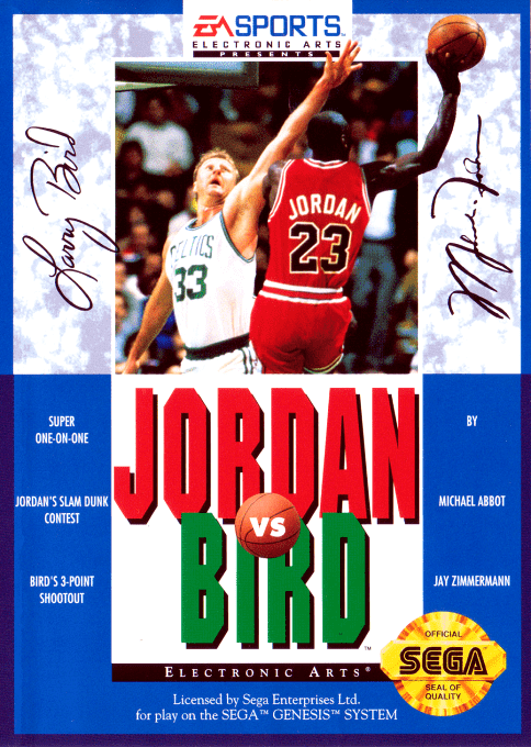 Jordan Vs Bird - One On One box art