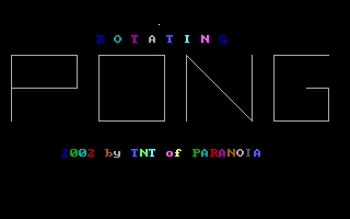 Rotating Pong box art