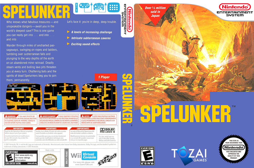 Spelunker — box-texture (US)