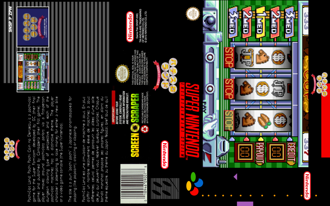 Pachi-slot Land - Pachipachi Coin No Densetsu — box-texture (SS)