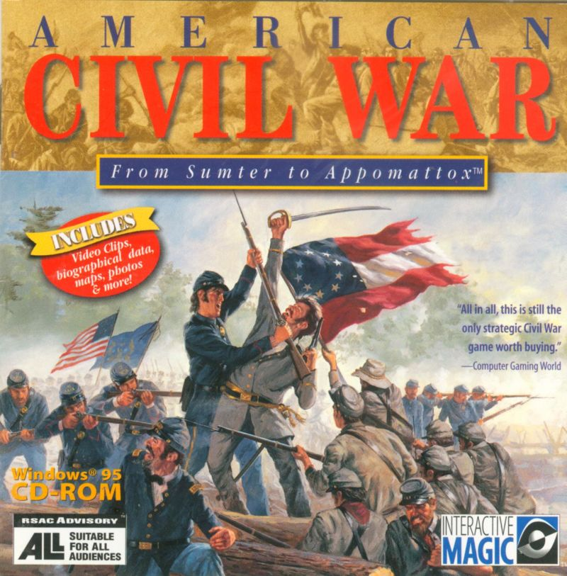 American Civil War: From Sumter to Appomattox — box-2D (CUS)