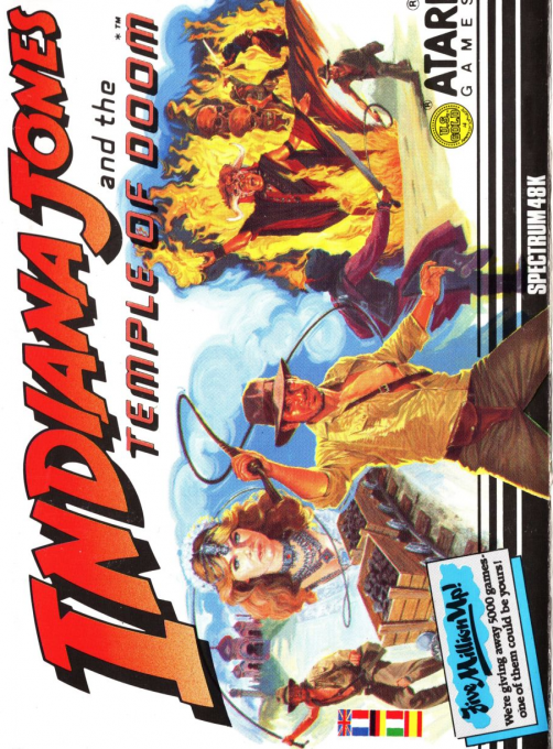 Indiana Jones And The Temple Of Doom box art